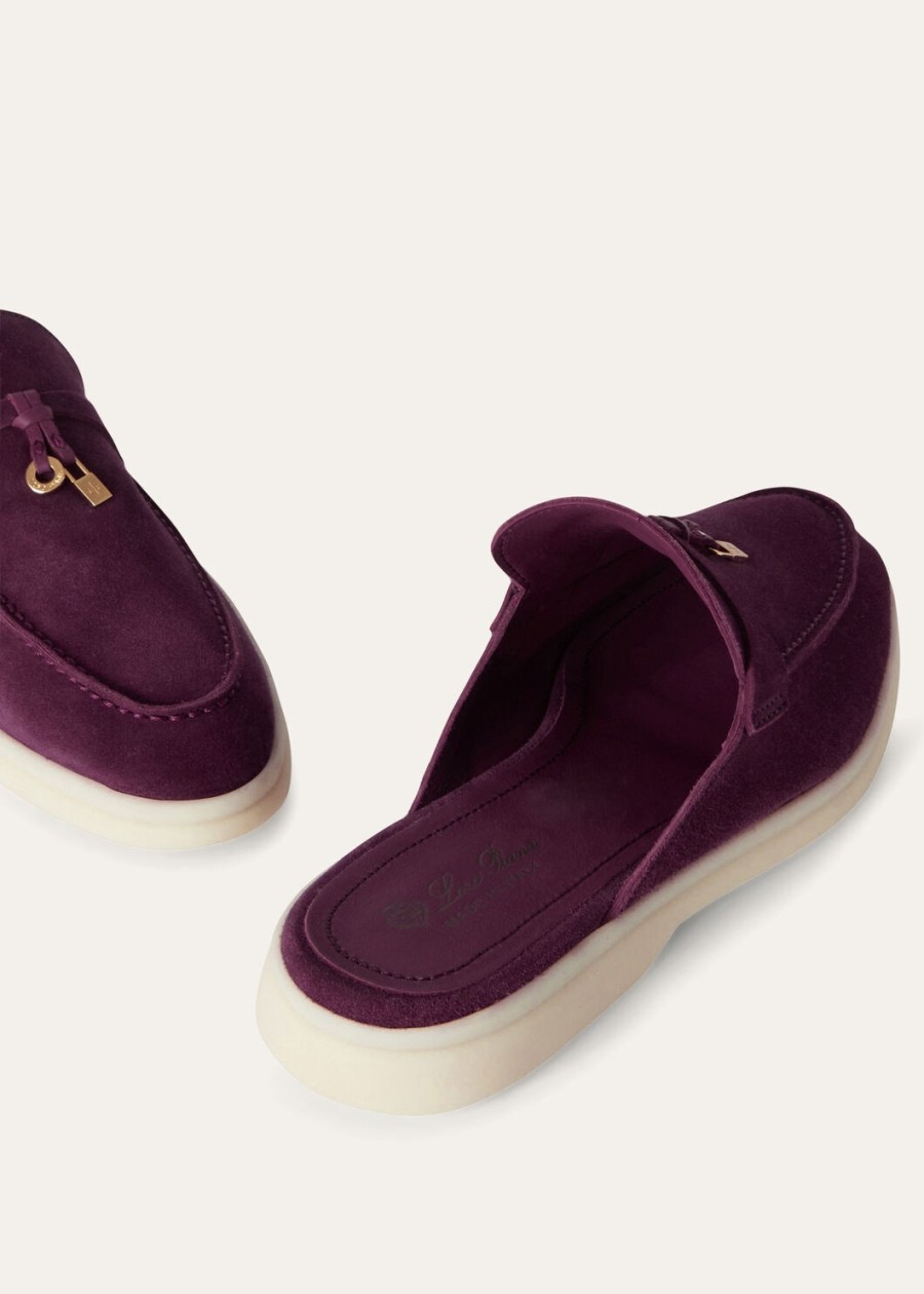babouche charms walk loafer suède geitenleer helder amarant