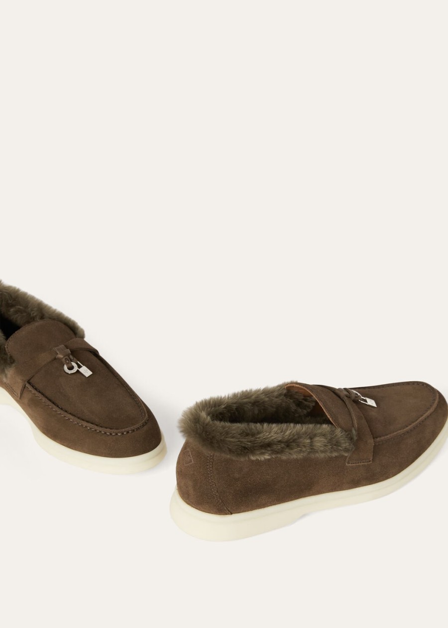 summer charms walk loafer suede tawny bark