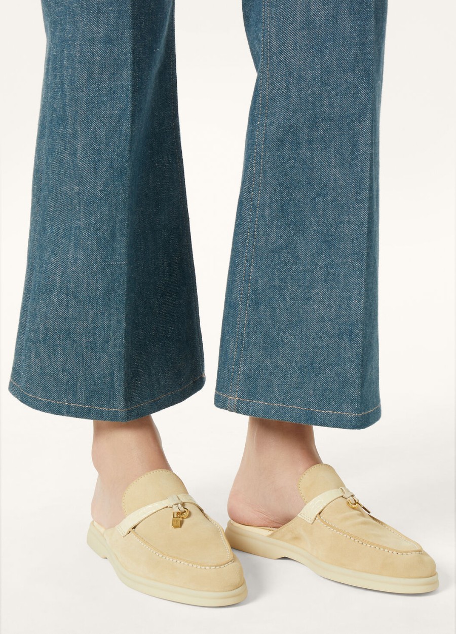 charms walk babouche loafer suede butter