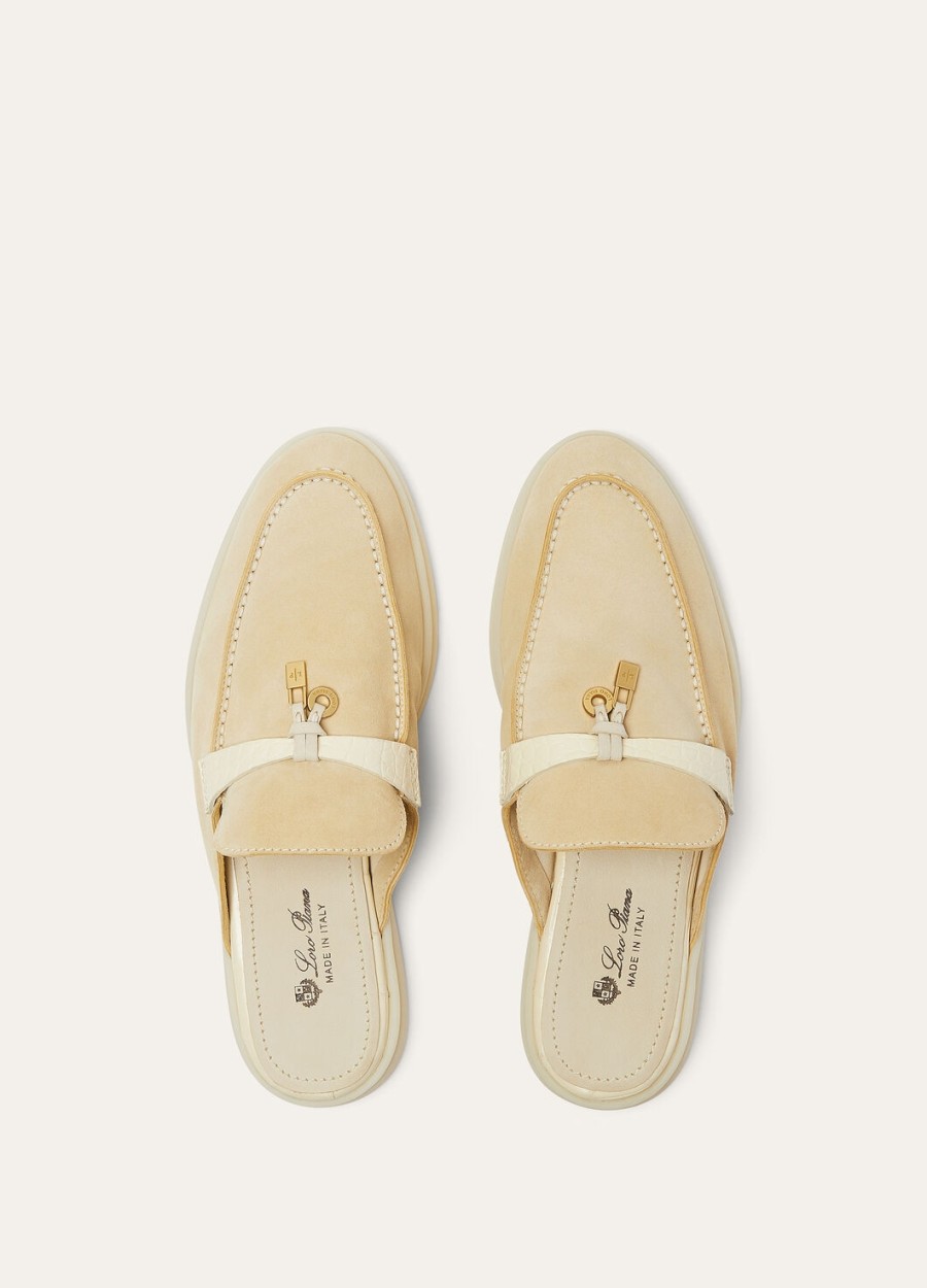 charms walk babouche loafer suede butter