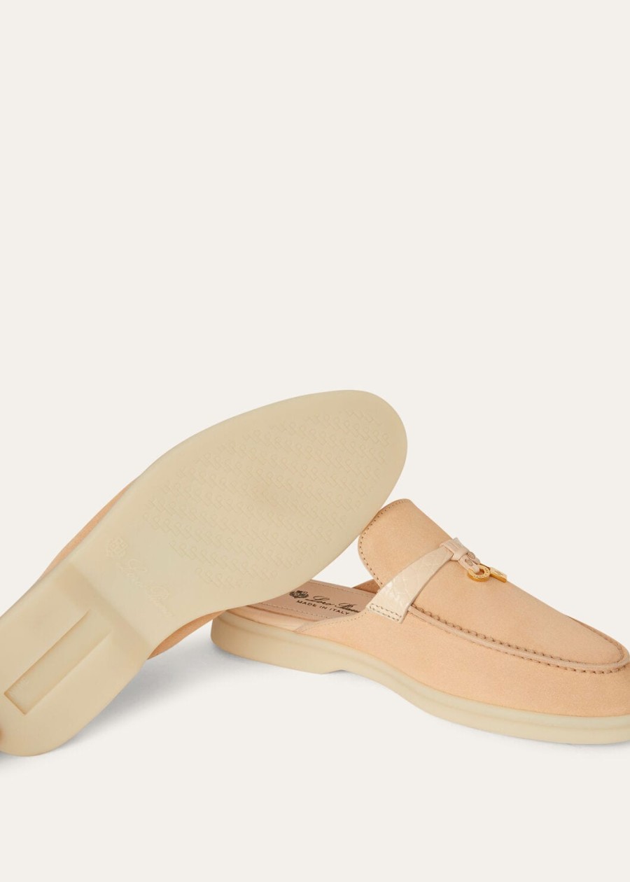 charms walk babouche loafer suede lemon meringue