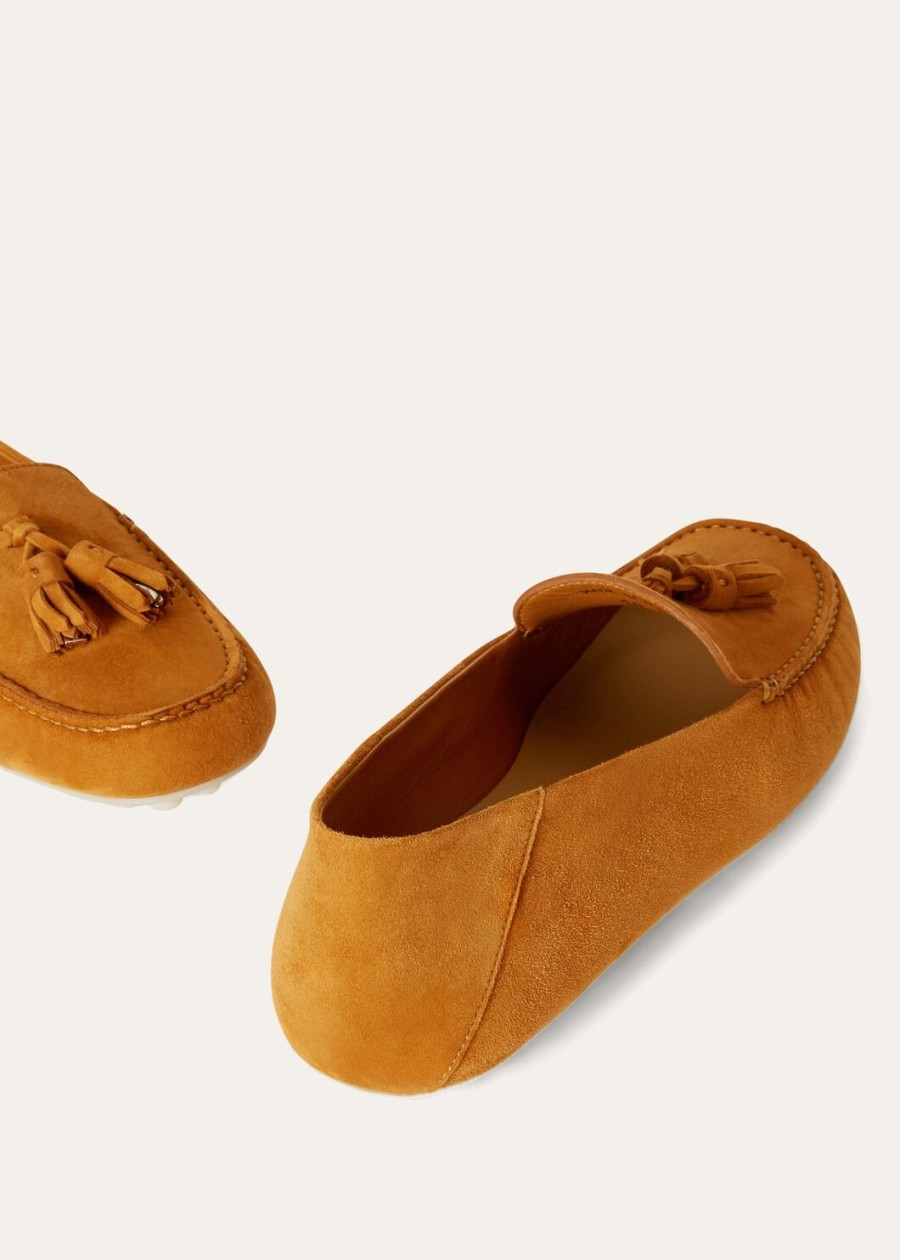 dot sole walk loafer geiten suède chianti kurk
