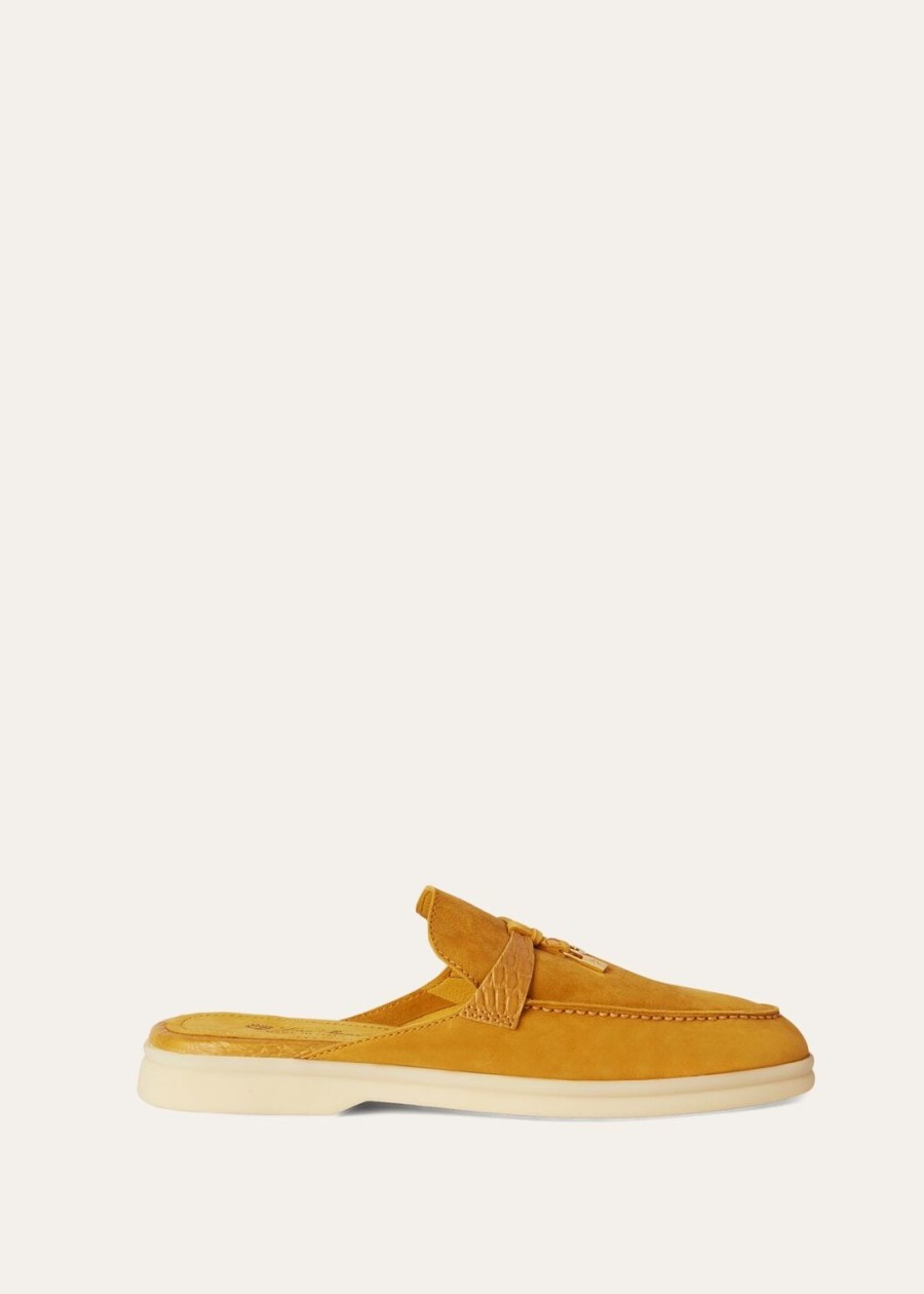 nautical charms walk babouche loafers suède cinnamon cafe