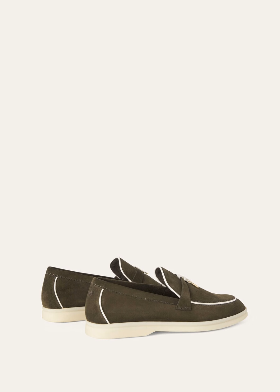 Summer Charms Walk Loafers Suède leer Geitenleer Siciliaans geitenleer