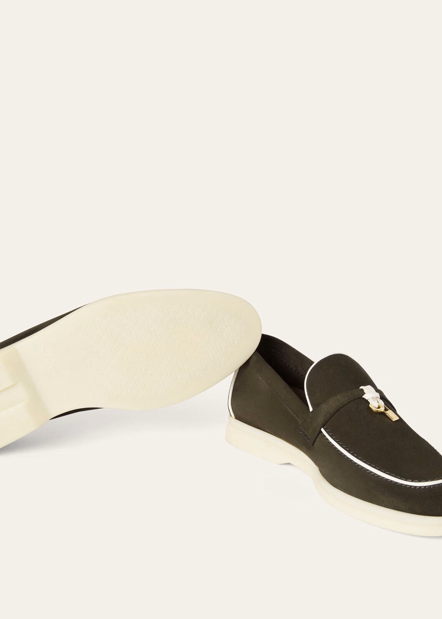 Summer Charms Walk Loafers Suède leer Geitenleer Siciliaans geitenleer