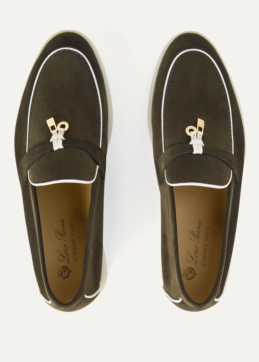 Summer Charms Walk Loafers Suède leer Geitenleer Siciliaans geitenleer