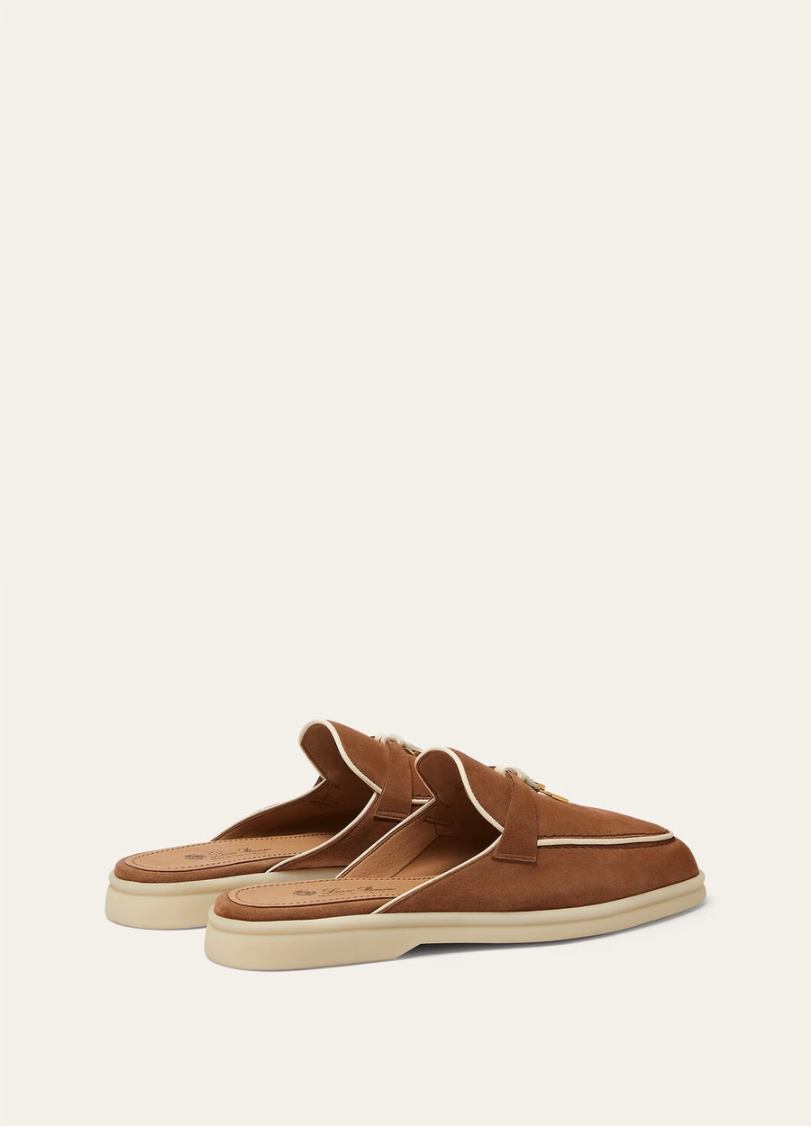 Charms Walk Babouche Loafer Suède Geitenleer Mole