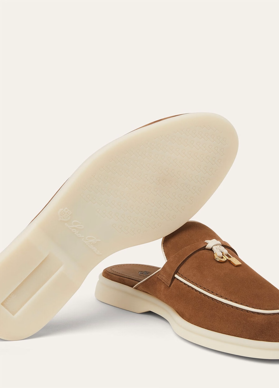 Charms Walk Babouche Loafer Suède Geitenleer Mole