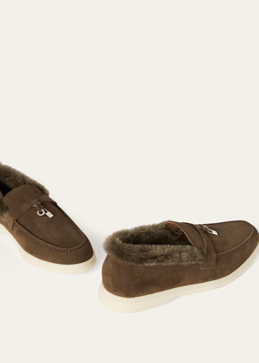 Summer Charms Walk Loafer Suede Tawny Bark