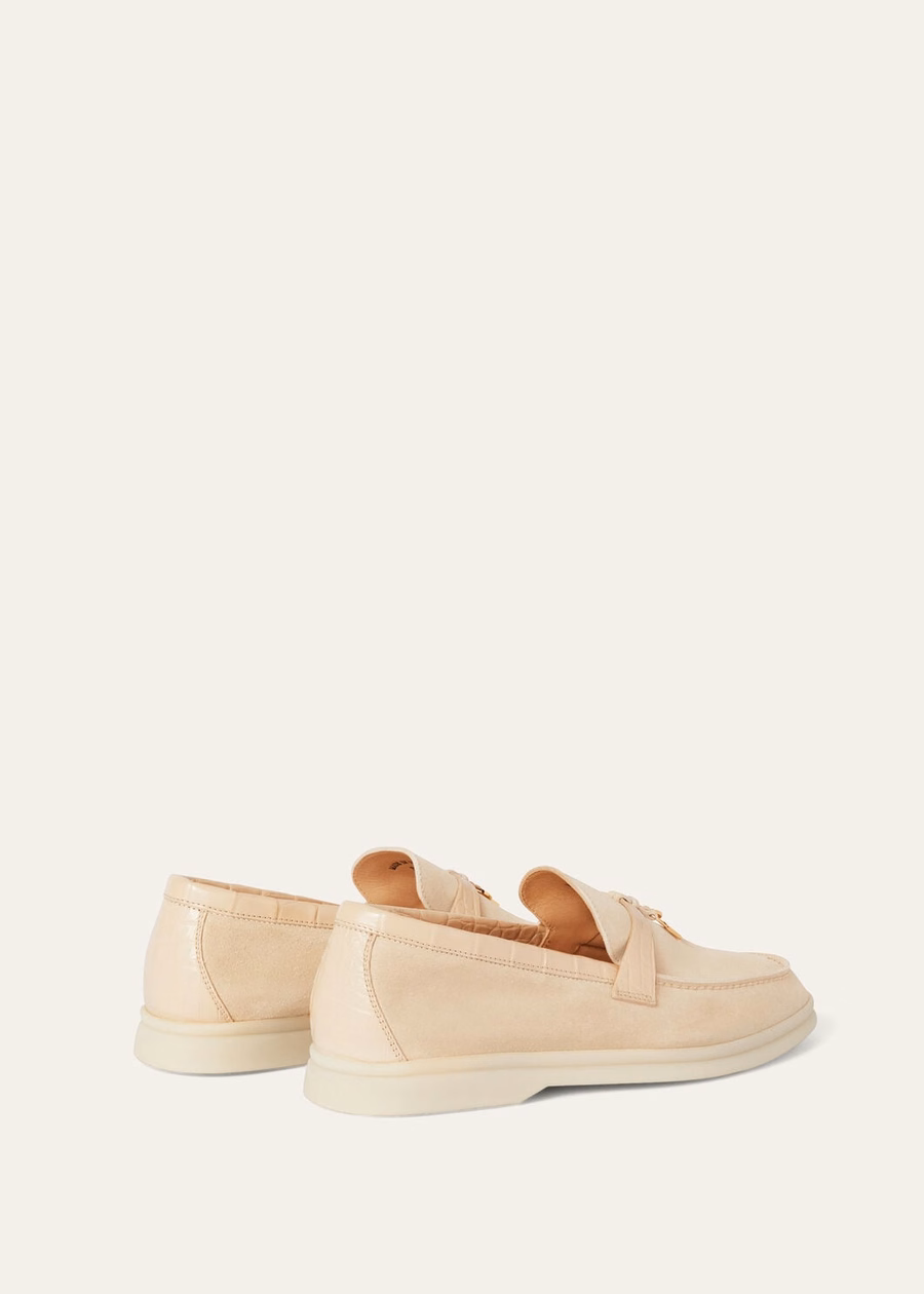 Summer Charms Walk Loafer Suede LIGHT MASTIC
