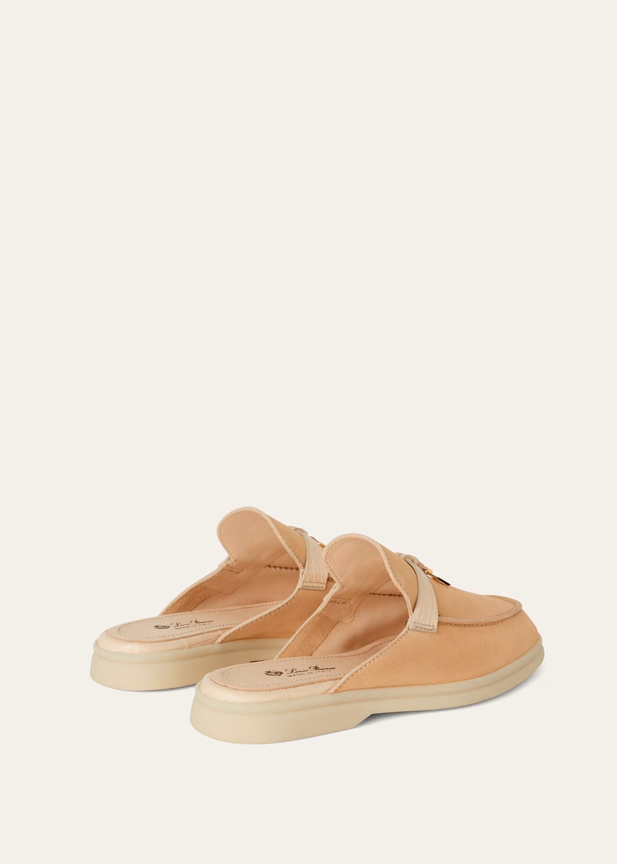 Charms Walk Babouche Loafer Suede Lemon Meringue