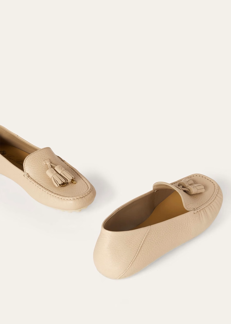Dot Sole Walk Loafer Suede Natural Light Camel