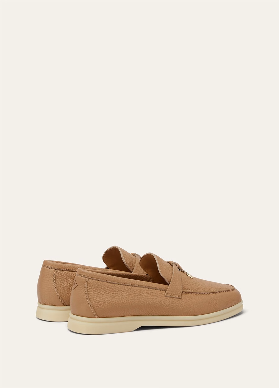 Summer Charms Walk Loafers Hertenleer Crème Bignet