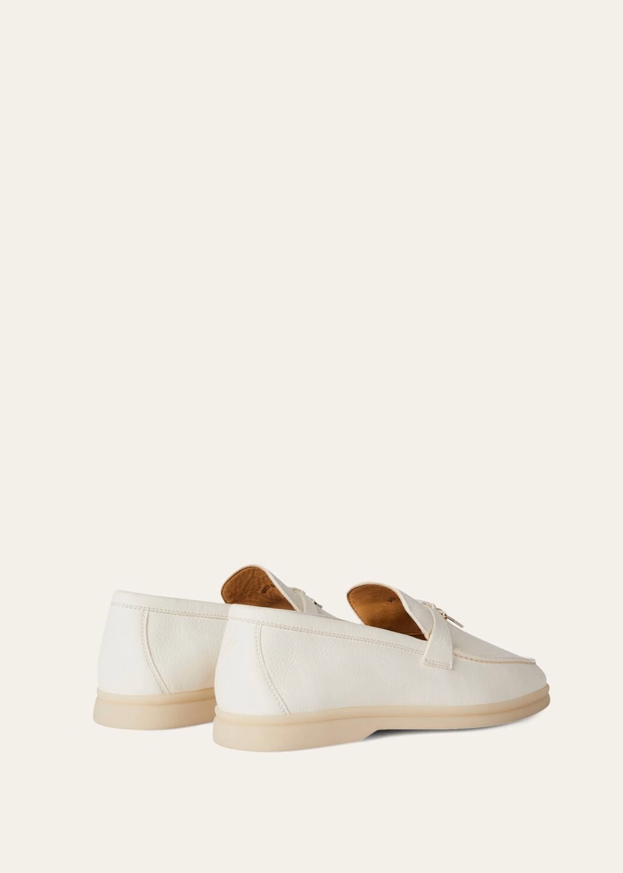 Summer Charms Walk Loafers van hertenleer in wit