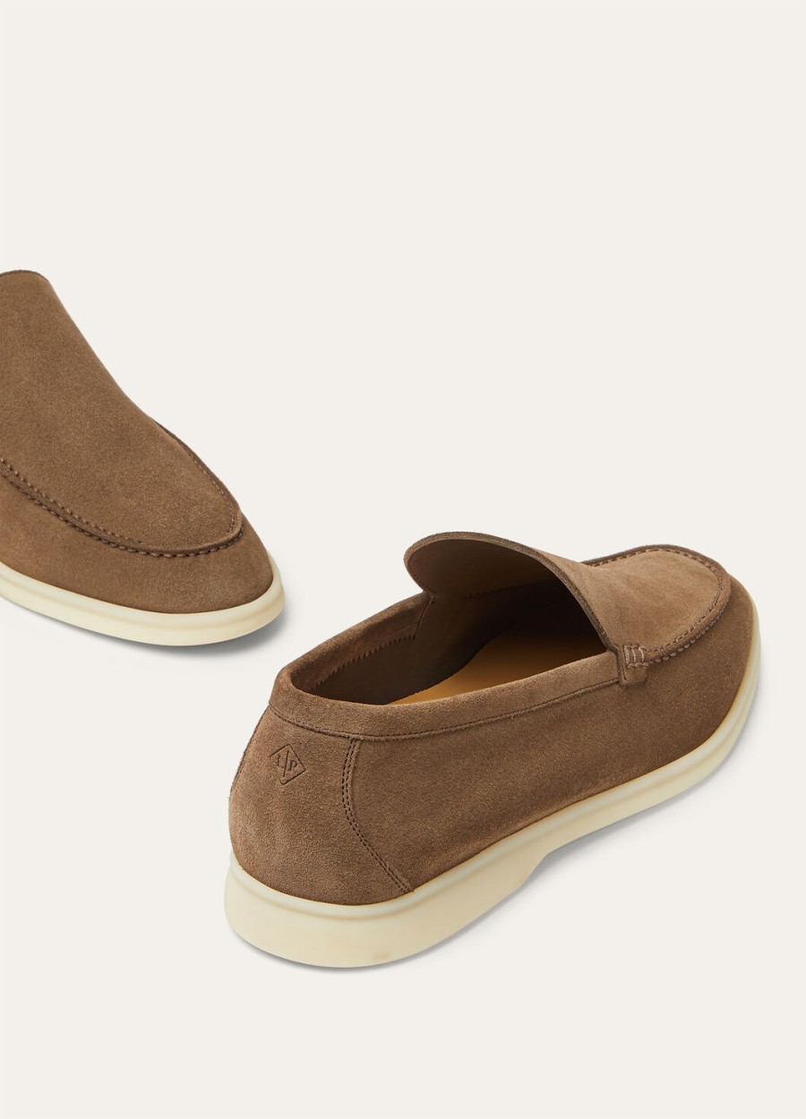 summer walk loafers suede dusk