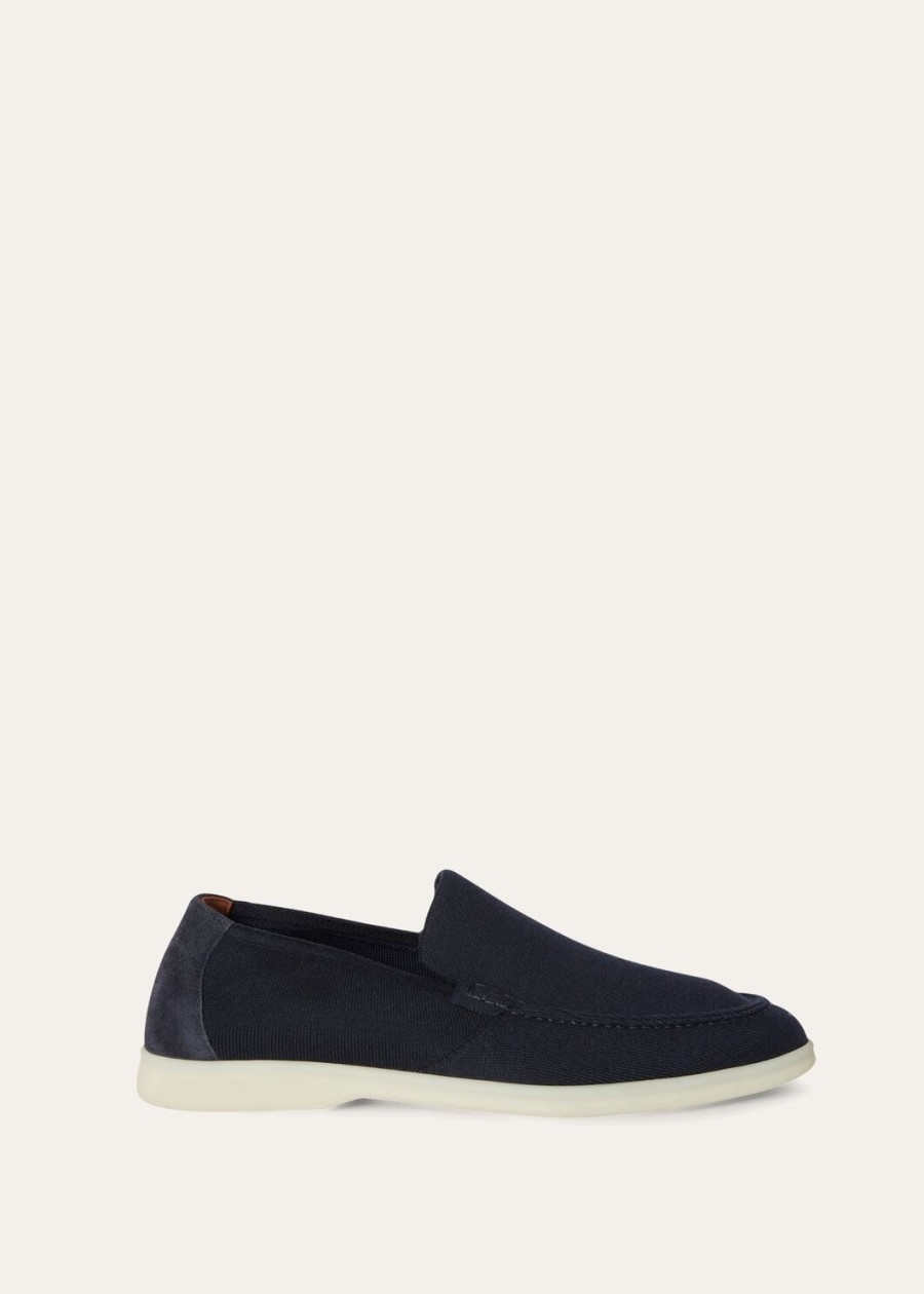 gebreide zomerse walk wish marineblauwe wol