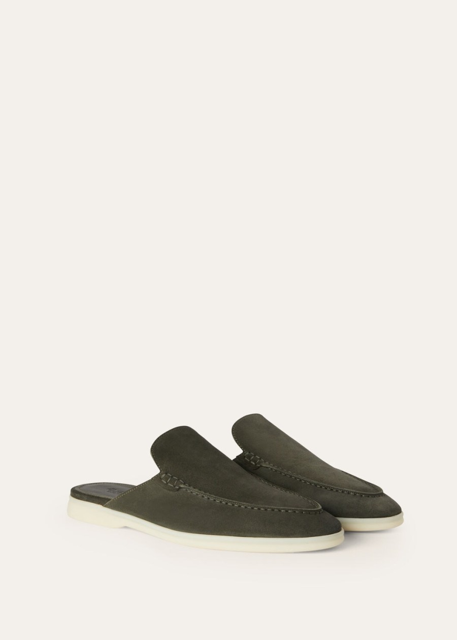 babouche walk loafer suede mimetic