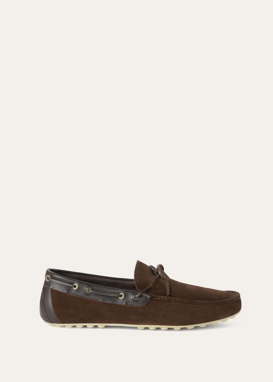 dot sole walk loafers ox chocolate leather