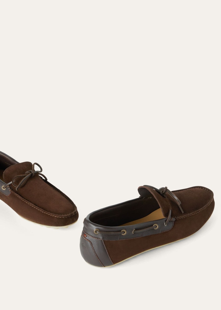 dot sole walk loafers ox chocolate leather