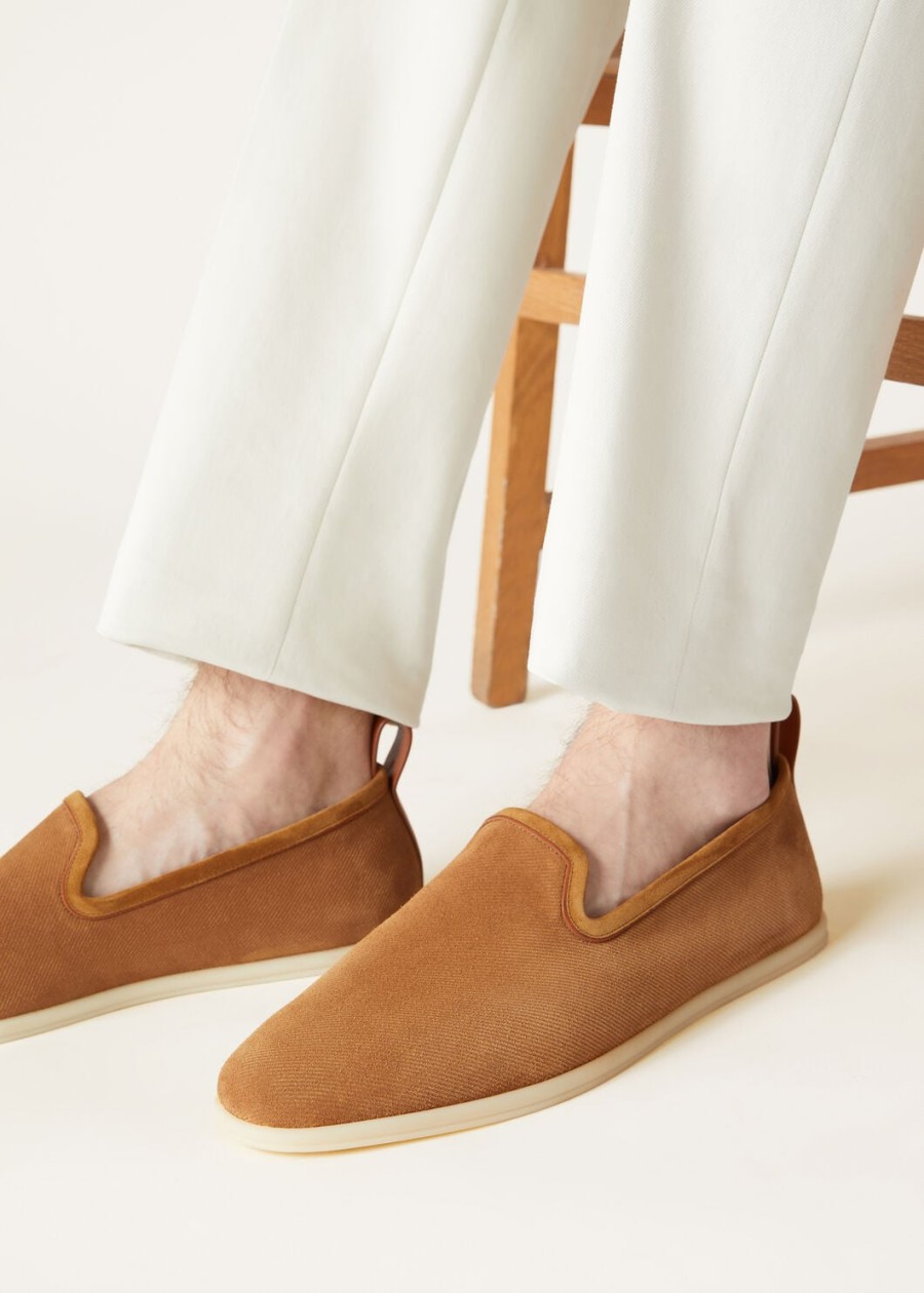 venice walk loafer suede whiskey