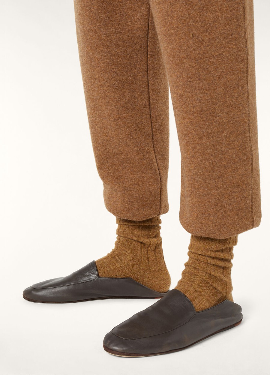anton walk moka loafer van lamsleer