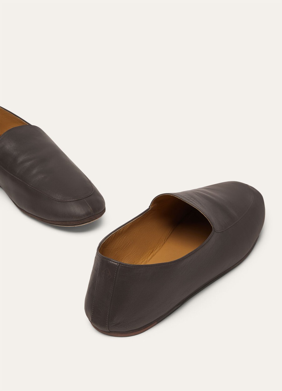 anton walk moka loafer van lamsleer