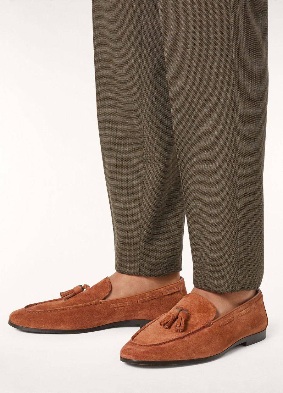 francis walk loafers van karamelrood kalfsleer