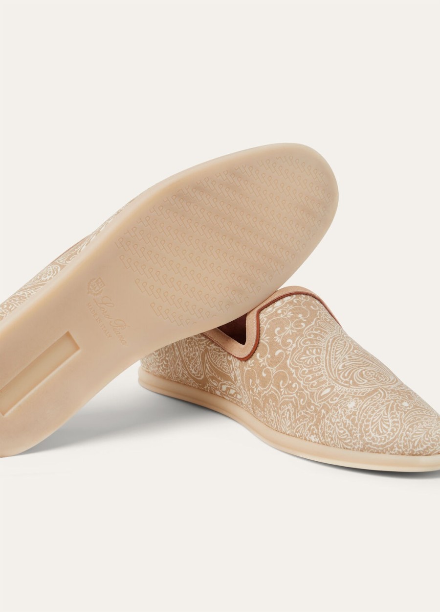 venice walk flat linen milk amberpine nut