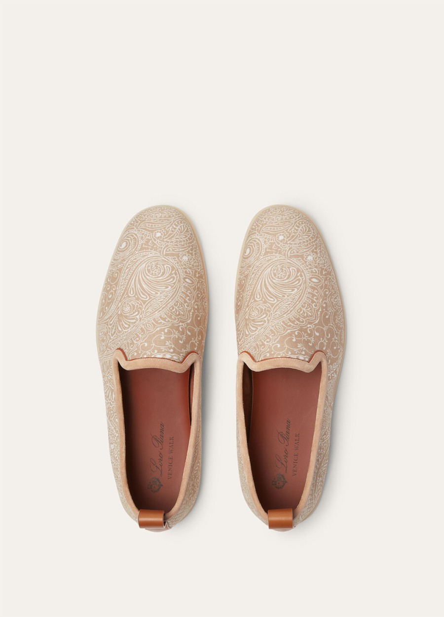 venice walk flat linen milk amberpine nut