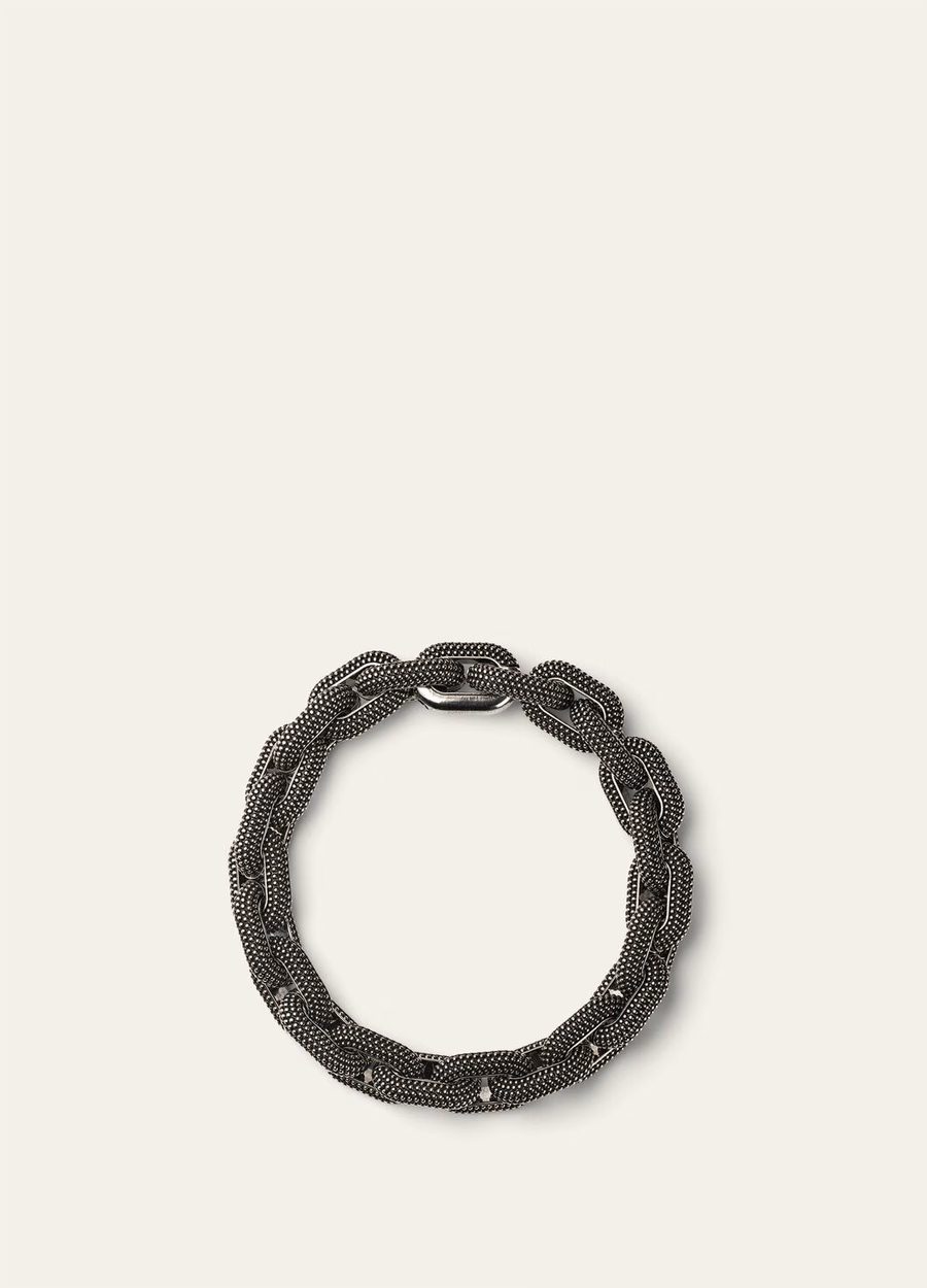 Bubble Chain ketting, messing sieraden, Palladio Riscoperto