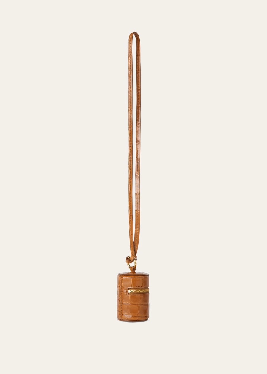 Extra etui, krokodillenleer, versnipperde tabak