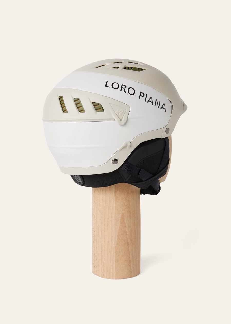 Loro Piana polycarbonaat skihelm Desert Dune/Wit