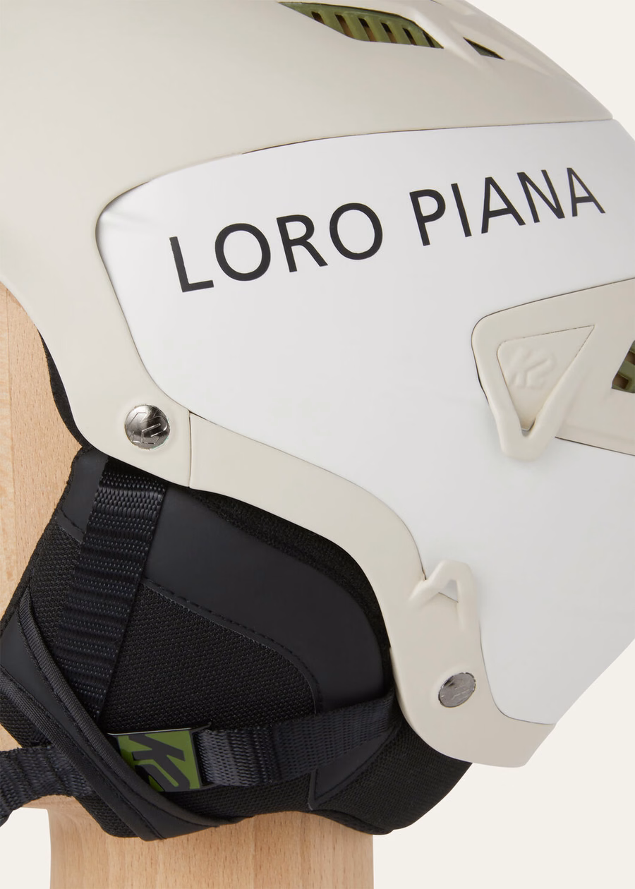 Loro Piana polycarbonaat skihelm Desert Dune/Wit