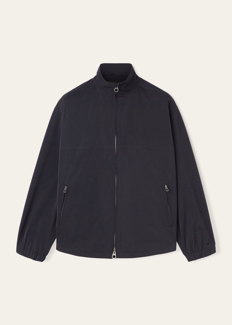 Keit Microfiber Bomberjack Zeer Donkerblauw