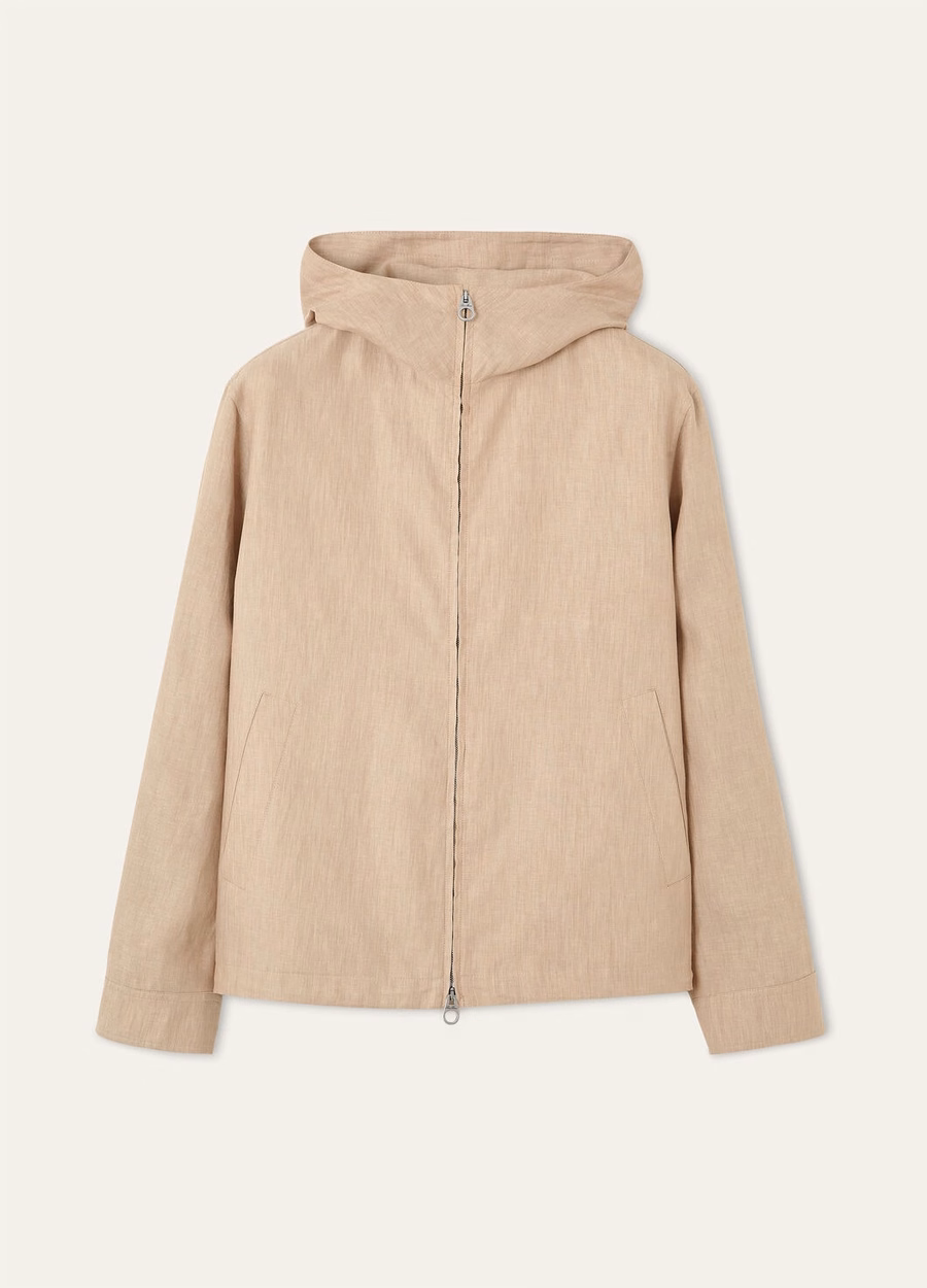 Dennis Blouson Linnenkorrel Beige