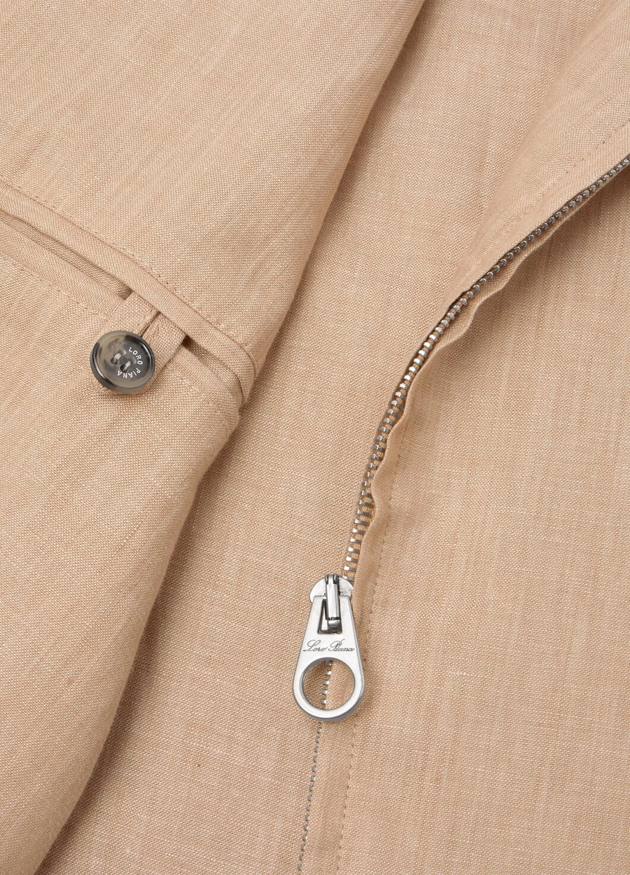 Dennis Blouson Linnenkorrel Beige
