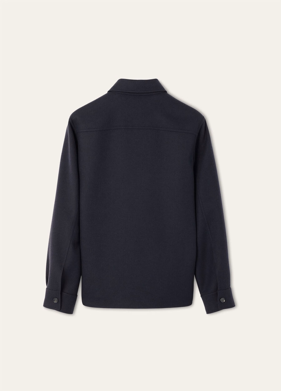 Jim Cashmere marineblauwe oversized blouse