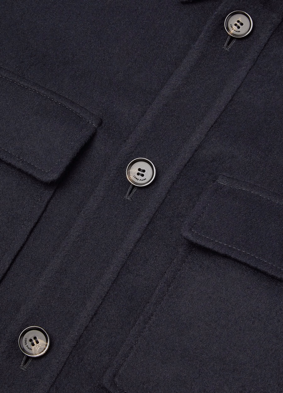 Jim Cashmere marineblauwe oversized blouse
