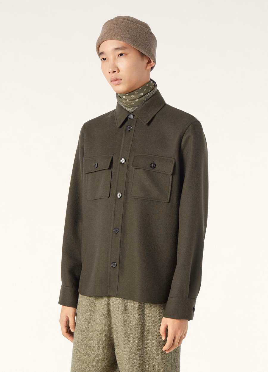 Jim Cashmere Overhemd Zwart Den