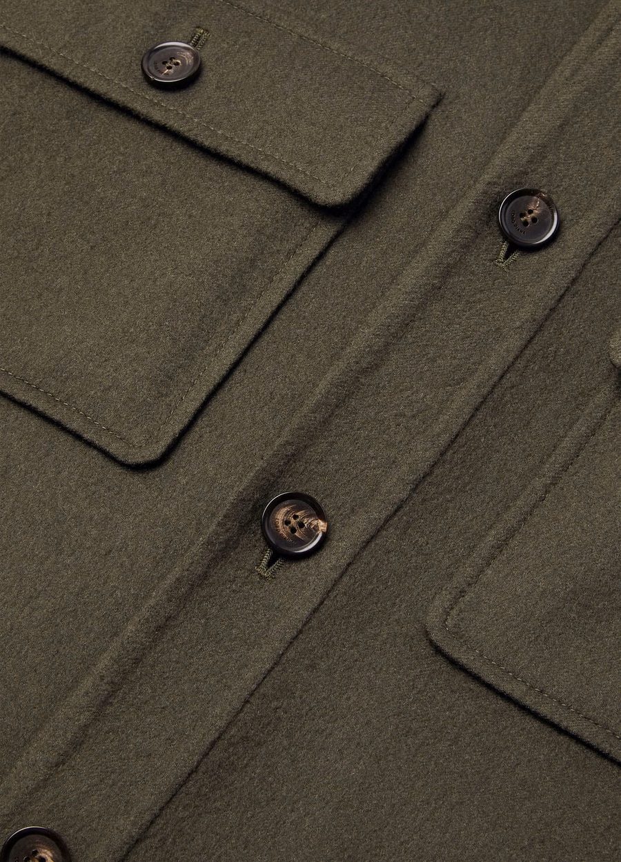 Jim Cashmere Overhemd Zwart Den