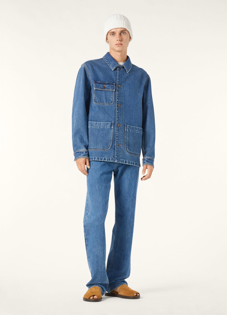 Frem Blue Stone Washed katoenen kasjmierjas