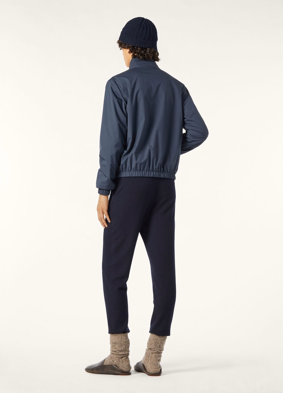 Loro Piana Microfiber Bomberjack - Storm System® Marineblauw