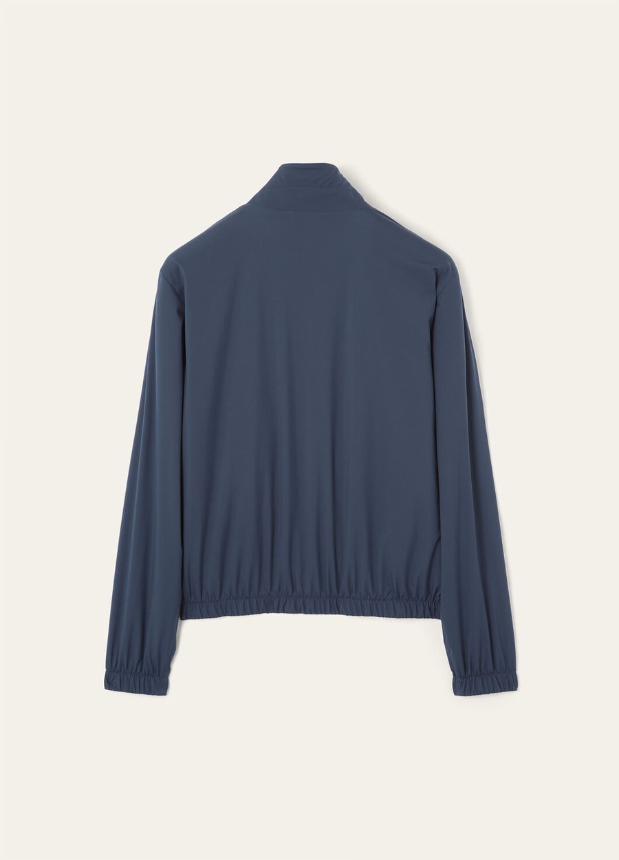 Loro Piana Microfiber Bomberjack - Storm System® Marineblauw