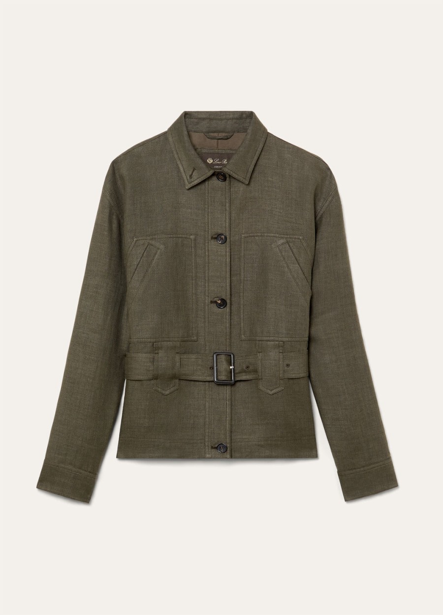 jaylon field jacket gemaakt van zuivere scheerwol in de kleur black pine.