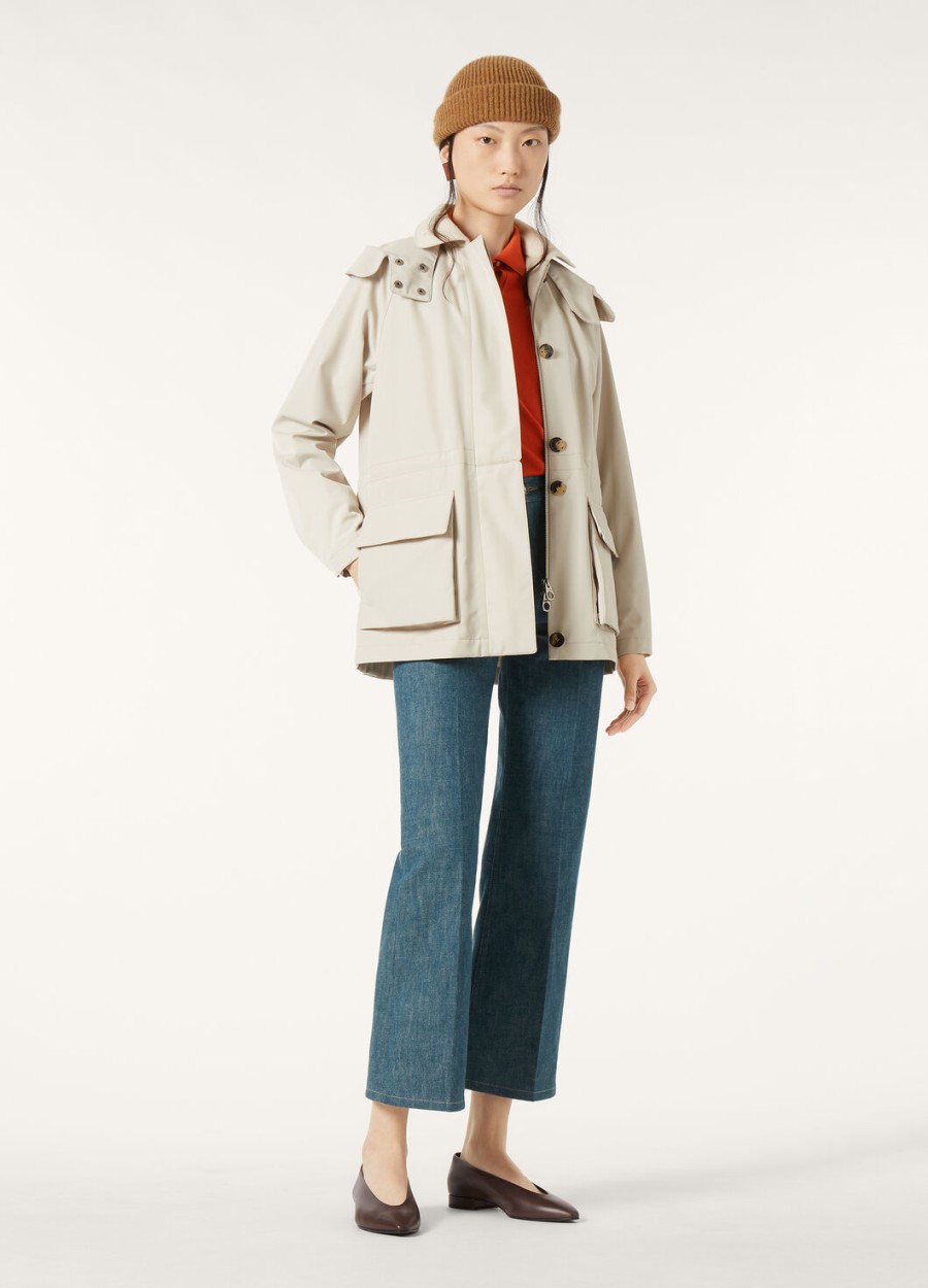 horsey microfiber mini parka - storm system outerbanks