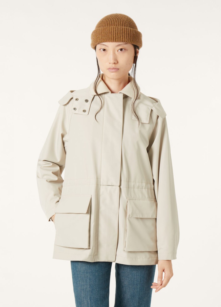 horsey microfiber mini parka - storm system outerbanks