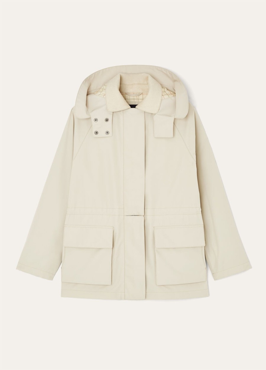 horsey microfiber mini parka - storm system outerbanks
