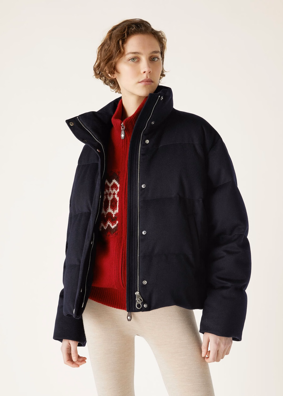 Jools Kasjmier Donsjas Marineblauw