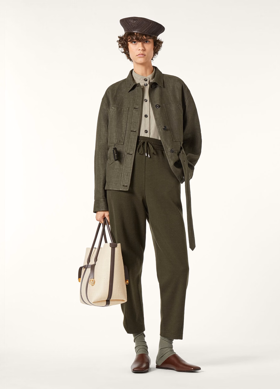 Jaylon Field Jacket, gemaakt van zuivere scheerwol, in de kleur Black Pine.