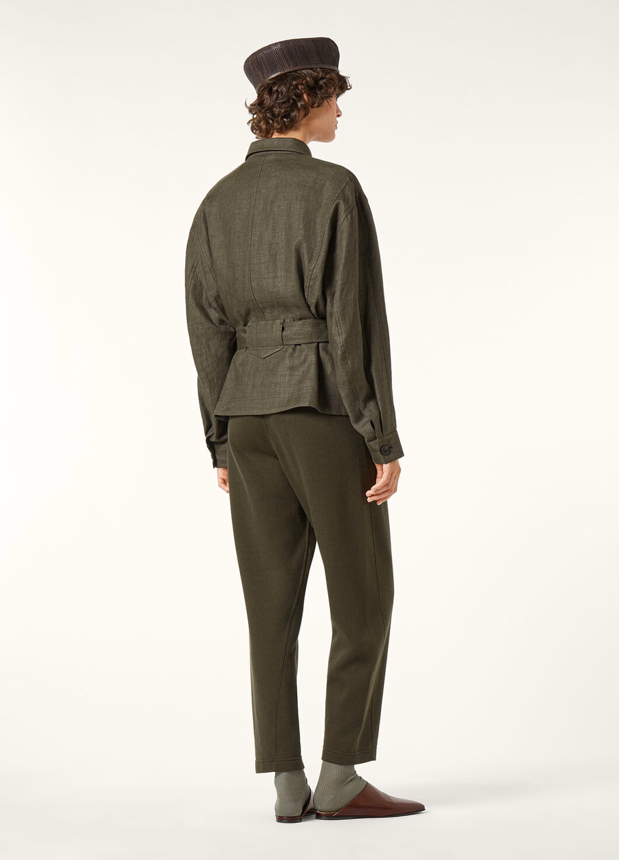 Jaylon Field Jacket, gemaakt van zuivere scheerwol, in de kleur Black Pine.